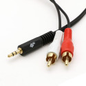 TB kaabel 3,5mm MiniJack 2x RCA M/M 1,5m