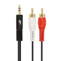 TB kaabel 3,5mm MiniJack 2x RCA M/M 1,5m