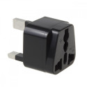 Adapter EU socket for UK MCE154 plug black