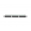 Patch Panel 48 Port 1U Cat.6 gray