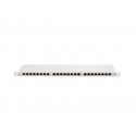 Patch Panel 24 Port 0.5U Cat.6 gray shield