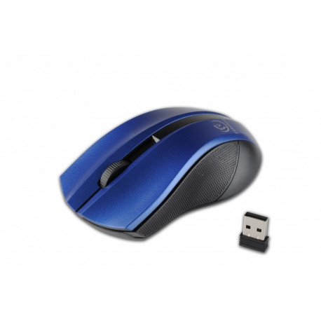 Wireless optical mouse, Galaxy blue-silver