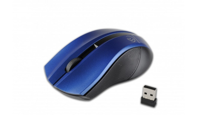 Wireless optical mouse, Galaxy blue-silver
