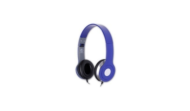 CITY blue stere o headphone with microp