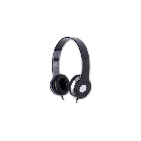 CITY black ster headphone with microph.