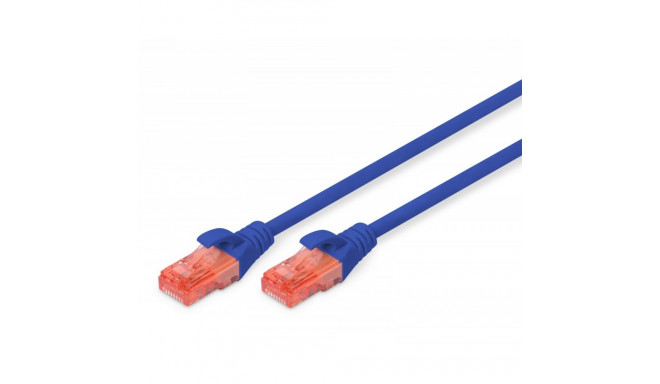 Patch cord U/UTP kat.6 PVC 3m blue