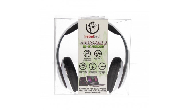 Stereo headphones with 4pin mini jack AUDIOFEEL2 WHITE