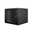 Wall-Mounted Rack 19&#39;&#39; 9U 600X600mm black