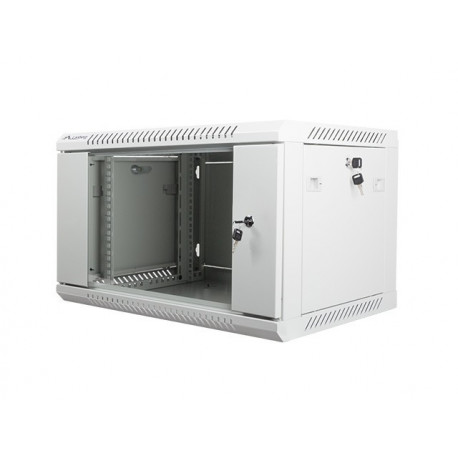 Wall-Mounted Rack 19'' 6U 600X450mm grey