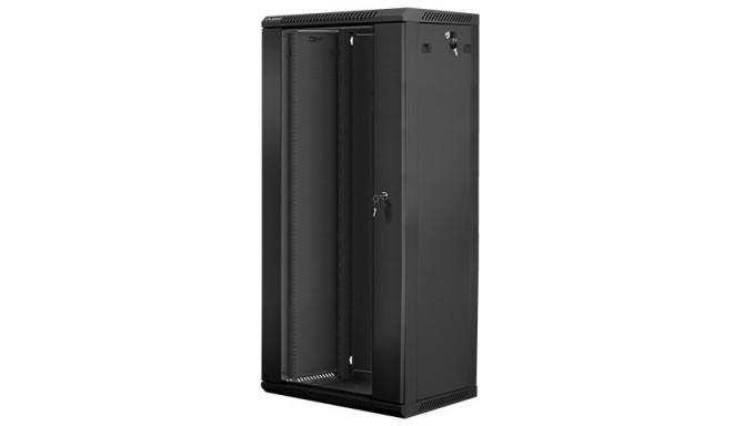 Product Specification: 19'' 27U Wall-Mounted Network Rack (600x450mm) - Black
This 
