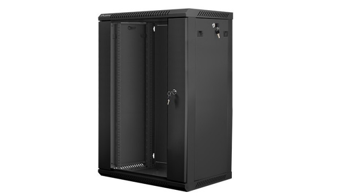 Wall-Mounted Rack 19 inches 18U 600X450mm black