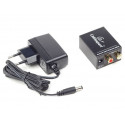 Adapter DIGITAL AUDIO TOSLINK -> ANALOG RCA