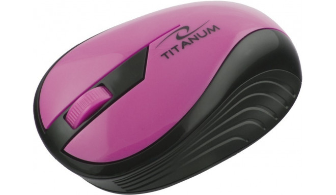 WIRELESS OPTICAL MOUSE 1000DPI TM114P PINK