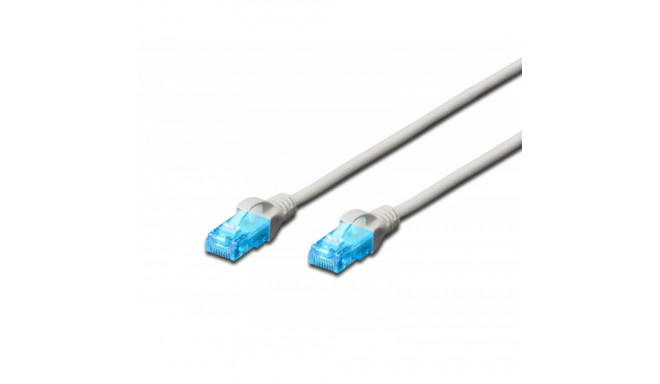 Digitus patch cord U/UTP Cat.5e PVC 15m, gray
