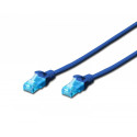 Patch cord U/UTP cat.5e PVC 3m blue