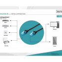 Patch cord RJ45/RJ45 U/UTP kat. 5e 3,0m AWG 26/7 PVC Black