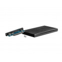 External pocket SATA HDD RHINO 2.5 USB 2.0 Aluminum Black