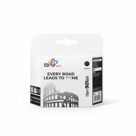 Ink for HP OJ J4580 Black remanufactured TBH-901BR