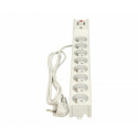 Listwa przeciwprzepięciowa LX 810, 1L, 1,5m, szara