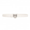Pinko belt with crystals H2 W 100143A110 white (M)