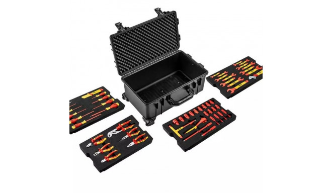 Neo Tools elektrikute teeninduskomplekt 52 osa 22" tugevas kastis