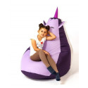 Sako bag pouffe Unicorn purple-light purple L 105 x 80 cm