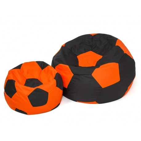 Sako bag pouf Ball black-orange L 80 cm