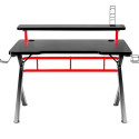 Huzaro Hero 5.0 computer desk Black, Red