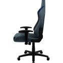 Aerocool gaming chair DUKE AeroSuede, black/blue