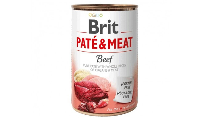 BRIT Paté & Meat veiselihaga märg koeratoit 400g