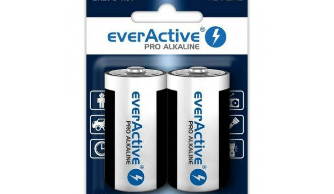 Patareid EverActive LR20 1,5 V (2 Ühikut)