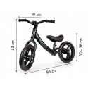 EcoToys jooksuratas, must