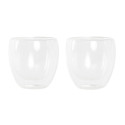 Glāžu komplekts DKD Home Decor 250 ml 8,3 x 8,3 x 8,9 cm