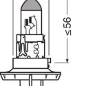 H13 12V 60/55W P26,4T 64178 SYLVANIA