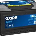 Exide Excell 80Ah 640A 315x175x190-+