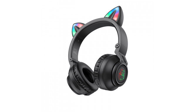 Borofone kõrvaklapid BO18 Cat Ear bluetooth mustad