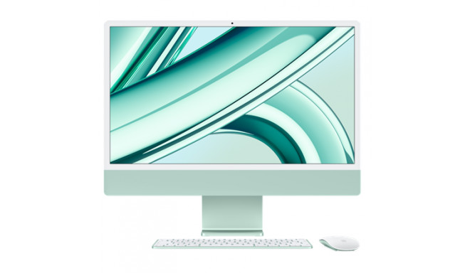 iMac 24” 4.5K Retina, Apple M3 8C CPU, 10C GPU/8GB/256GB SSD/Green/SWE