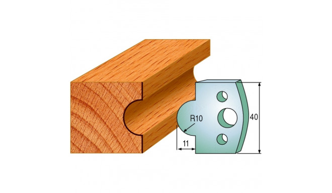 PAIR KNIVES HL 40x4mm