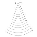 Stright carving chisel Pfeil 7/20