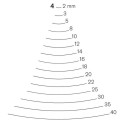 Stright carving chisel Pfeil 4/8