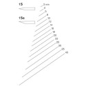 Stright carving chisel Pfeil 1s/5