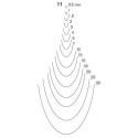 Stright carving chisel Pfeil 11/0.5
