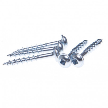 Pocket-Hole tsingitud kruvid - 32 mm, Coarse, Maxi-Loc, 100 tk