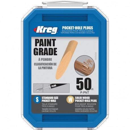KREG® Solid-Wood Pocket-Hole Plugs - Paint Grade 50 pcs