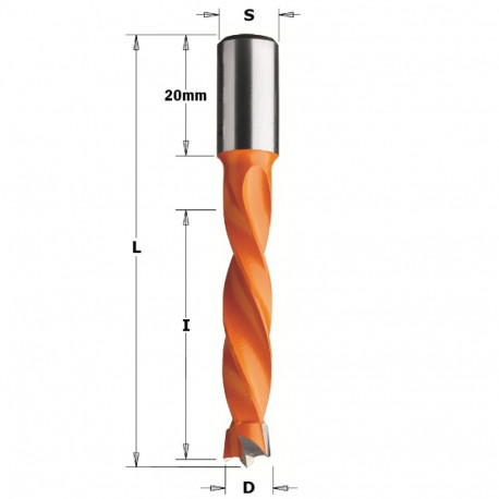 Tüüblipuur HM D=6.5x43x70 S=10x20 RH
