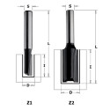 STRAIGHT BIT HW Z2 S=8 D=22x25.4x56 RH