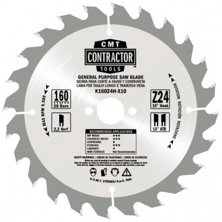 GENERAL PURPOSE SAW BLADE 216x2.4/1.6x30 Z48 ATB -5NEG
