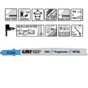 5 JIG SAW BLADES HSS 100x1.2-2.6x21-10TPI(METAL/STRAIGHT/FINE)