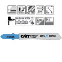 5 JIG SAW BLADES HSS 76x1.2x21TPI (METAL/STRAIGHT/FINE)