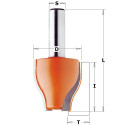 Viilungi otsfrees, vertikaal HM S=12 D=38x38 -A-
